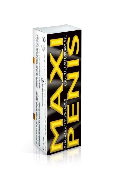 Maxi Penis 50 ml: Krem Wzmacniający Doznania i Pewność