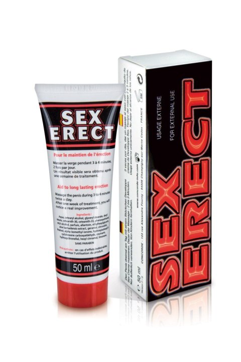 Sex Erect - Stymulujący Krem dla Mężczyzn 50 ml