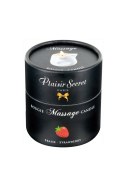 Zmysłowa Świeca do Masażu Plaisir Secret o Aromacie Truskawki, 80 ml