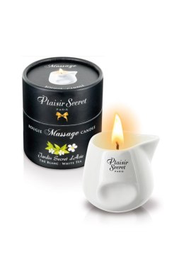 Zmysłowa Świeca do Masażu Plaisir Secret – Biała Herbata 80 ml