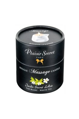 Zmysłowa Świeca do Masażu Plaisir Secret – Biała Herbata 80 ml
