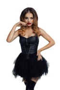 Zmysłowa sukienka Glossy Elisia Wetlook – Czarna, XL