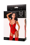 Zmysłowe Body Wetlook Doja w Czerwieni