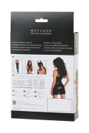 Zmysłowa sukienka Wetlook Naomi – czerń, rozmiar XL