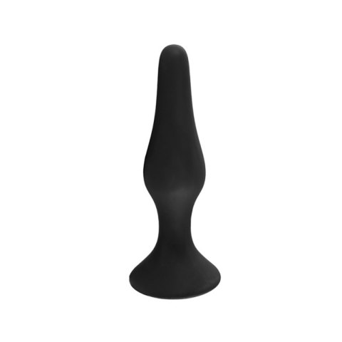 Elegancki Czarny Anal Plug - Rozmiar Średni