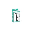 Elegancki Czarny Anal Plug - Rozmiar Średni