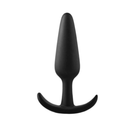 Czarny plug analny medium