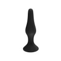 Dyskretny Czarny Plug Analny (Mały)