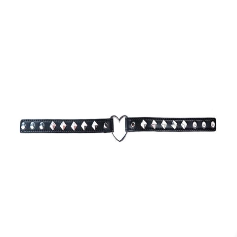 Elegancka obroża BDSM z sercem – regulowana