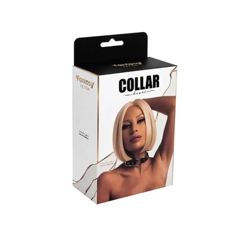 Elegancka obroża BDSM z sercem – regulowana