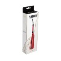 Elegancki Flogger w Kolorze Czarno-Czerwonym