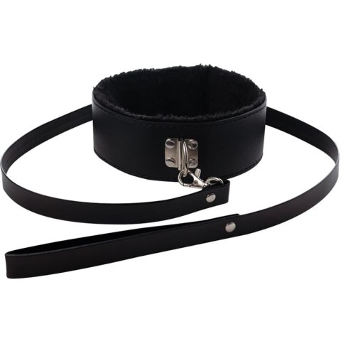 Elegancka obroża z odpinaną smyczą