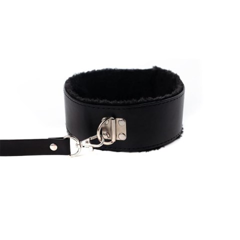 Elegancka obroża z odpinaną smyczą