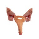Luksusowa nakładka przedłużająca z pasem stabilizującym jądra – 21 cm