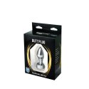 Srebrny Plug Analny z Czerwonym Diamentem