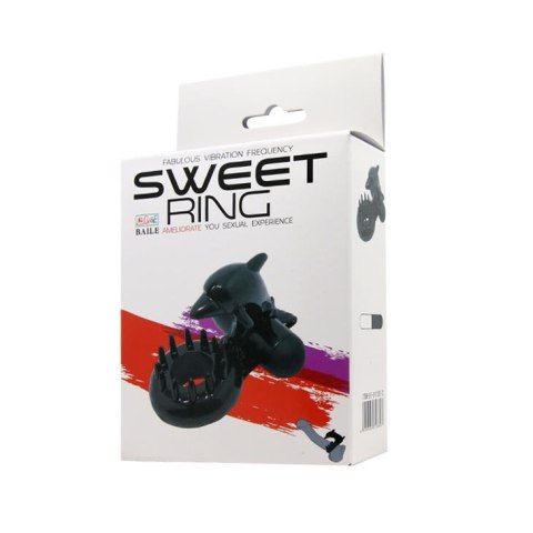 Baile Sweet Ring z Wibrującym Delfinem