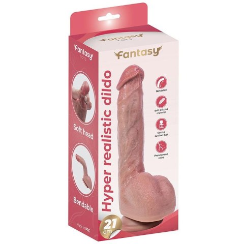 Ultrarealistyczne Elastyczne Dildo Silikonowe 21 cm