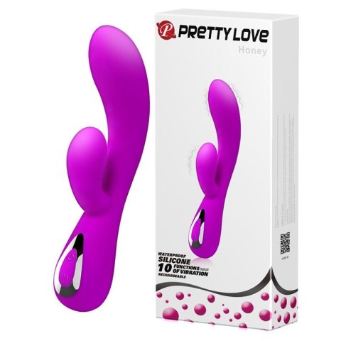 PRETTY LOVE-HONEY: Podwójny Stymulator z 10 Funkcjami i Ładowaniem USB