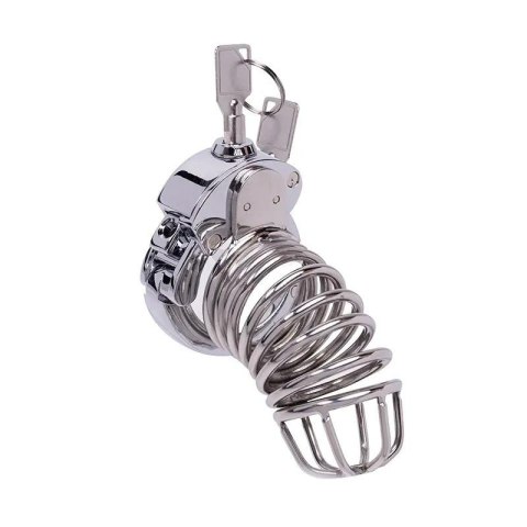 Elegancka Klatka Cnoty ze Stali Nierdzewnej 1 z Zaawansowanym Mechanizmem Blokującym