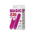 BAILE MAGIC X20 – Mini Wibrator typu Bullet z 20 Funkcjami Wibracji i Bezprzewodowym Pilotem