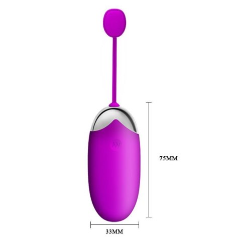 PRETTY LOVE ABNER EGG – Wibrujące Jajeczko Sterowane Aplikacją, 12 Trybów, USB