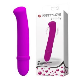 PRETTY LOVE ANTONY – Mini Wibrator z 10 Funkcjami