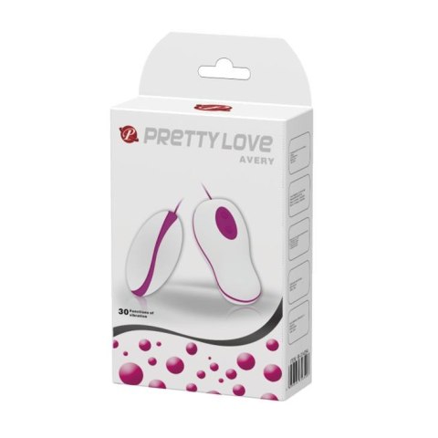 PRETTY LOVE - AVERY: Wibrujące Jajko z 30 Funkcjami Stymulacji