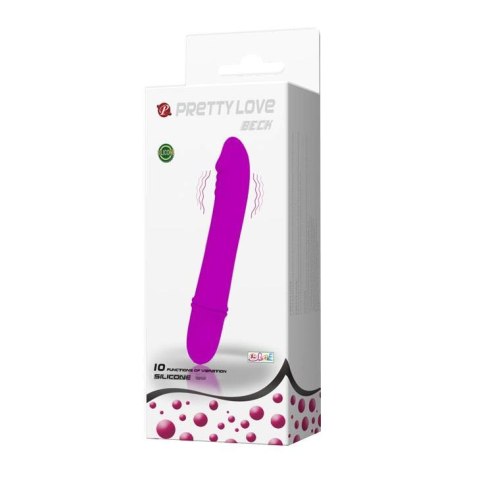 PRETTY LOVE - BECK, Mini Wibrator z 10 Funkcjami