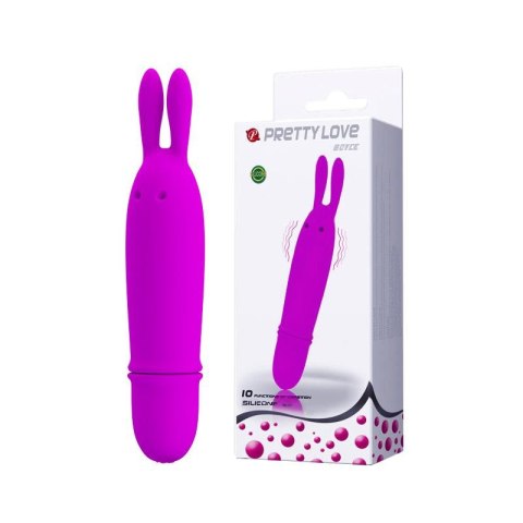 PRETTY LOVE - BOYCE: Miniwibrator króliczek z 10 funkcjami wibracji