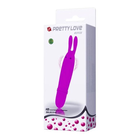PRETTY LOVE - BOYCE: Miniwibrator króliczek z 10 funkcjami wibracji