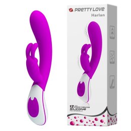PRETTY LOVE HARLAN – Wibrator Króliczek z 12 Funkcjami