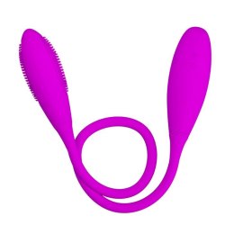 PRETTY LOVE - SNAKY VIBE USB: Podwójny Wibrator z 7 Funkcjami dla Nieskończonej Przyjemności