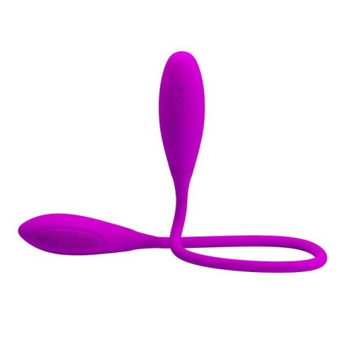 PRETTY LOVE - SNAKY VIBE USB: Podwójny Wibrator z 7 Funkcjami dla Nieskończonej Przyjemności
