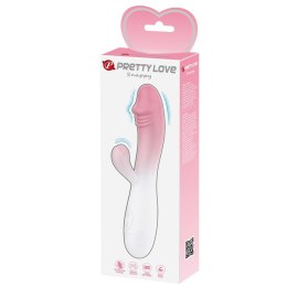 PRETTY LOVE - SNAPPY: Jasnoróżowy Wibrator Króliczek z 30 Funkcjami Wibracji