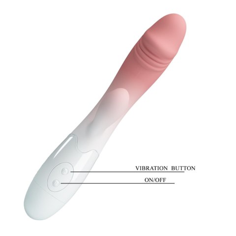 PRETTY LOVE - SNAPPY: Jasnoróżowy Wibrator Króliczek z 30 Funkcjami Wibracji