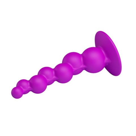 PRETTY LOVE - Sturdy Dong: Luksusowy Plug Analny z Kaskadą Kulek