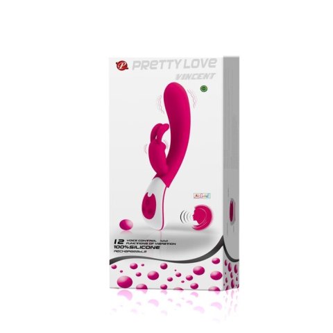 PRETTY LOVE VINCENT – Wibrator z 12 Trybami Wibracji i Sterowaniem Głosowym