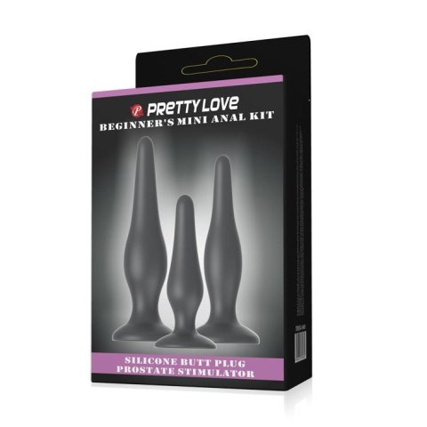Pretty Love – Zestaw Mini Plugów Analnych dla Początkujących