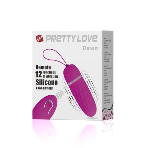 PRETTY LOVE DAWN – Wibrujące Jajeczko z 12 Funkcjami