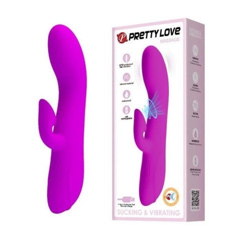 PRETTY LOVE – DESIRABLE FLIRT: Wibrator dla Podwójnej Rozkoszy z 12 Trybami