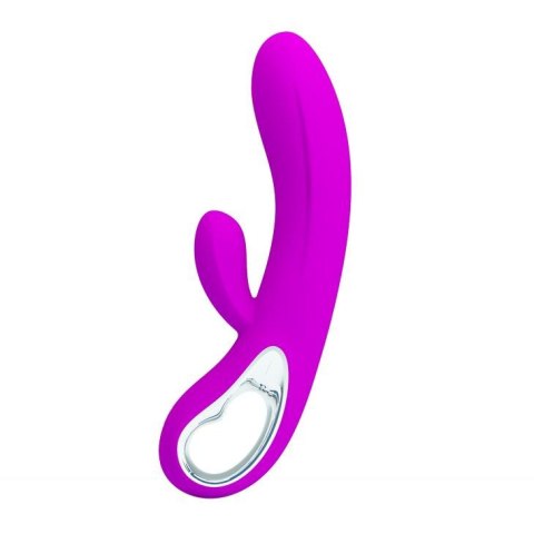 PRETTY LOVE - Elmer, Fioletowy Wibrator z 12 Funkcjami i Ładowaniem USB