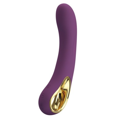 PRETTY LOVE Ethan – Purpurowy Wibrator z 12 Funkcjami Wibracji i Zdalnym Sterowaniem przez Aplikację Mobilną