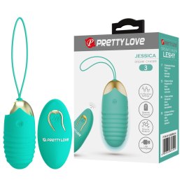 PRETTY LOVE JESSICA Dream Chaser 3 – Zielone, Bezprzewodowe Jajeczko Wibrujące z 12 Funkcjami