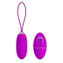 PRETTY LOVE - JOANNA: Bezprzewodowe Jajeczko Wibracyjne z Pilotem, 12 Funkcji, Ładowanie USB