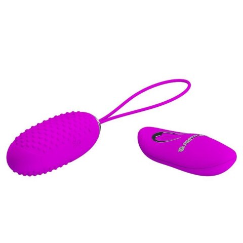 PRETTY LOVE - JOANNA: Bezprzewodowe Jajeczko Wibracyjne z Pilotem, 12 Funkcji, Ładowanie USB
