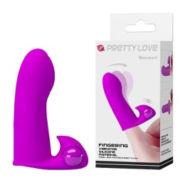 PRETTY LOVE Maxwell Purple – Wibrująca Nakładka na Palec