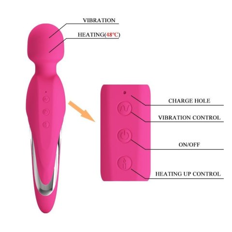 PRETTY LOVE Michael USB - Rozgrzewający Masażer z 7 Funkcjami