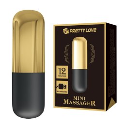 PRETTY LOVE – Mini Masażer z 12 Funkcjami Wibracji