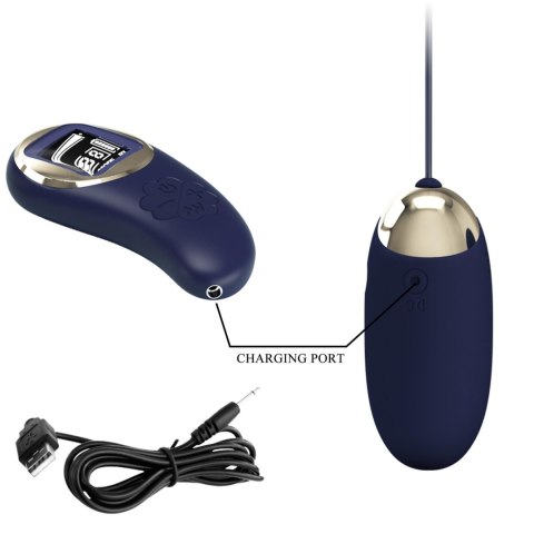PRETTY LOVE - Mina – Bezprzewodowe jajko wibrujące z 10 funkcjami i 9 poziomami prędkości
