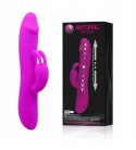 PRETTY LOVE Natural Motion – Wibrator z Posuwistym Ruchem i Stymulatorem Króliczkiem
